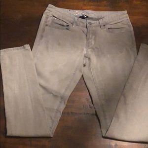 Express gray wash skinny jean